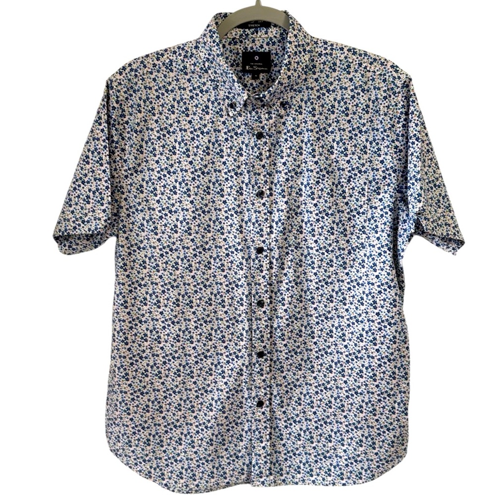 BEN SHERMAN TARGET COLLAB Dress Shirt Men’s Size Med Button Down Short Sleeves